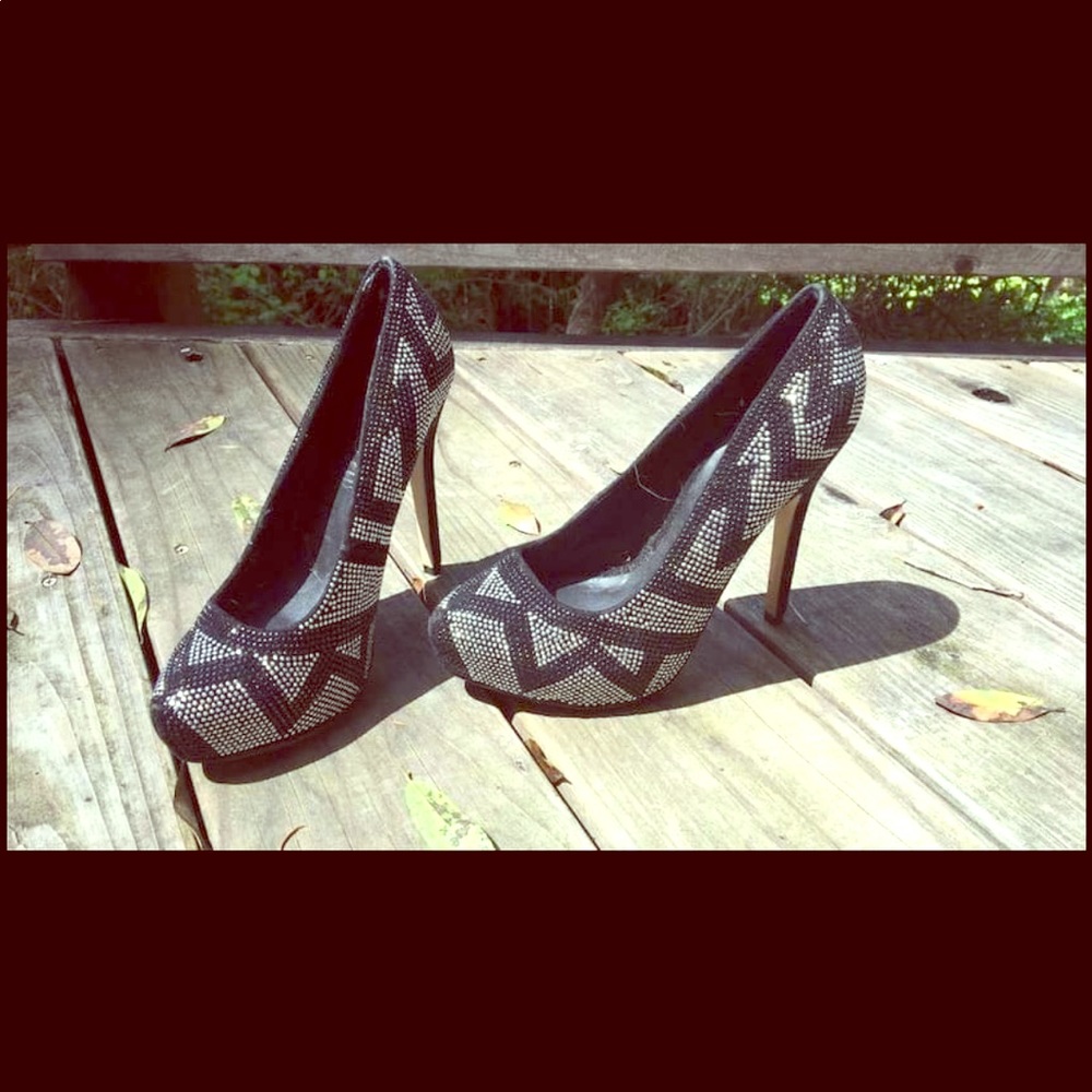Aldo Rhinestone Heels